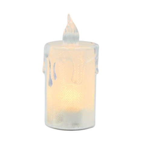 Proiectoare și lumini decorative - Lumanare decorativa cu LED 7.5x3.5 cm alb translucid