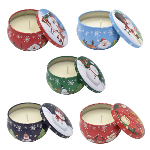 Lumanare parfumata in cutie metalica diverse culori [5]