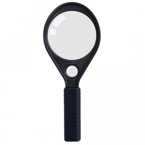 Lupe și articole educative - Lupa 60 mm negru focalizare 3x,6x Deli