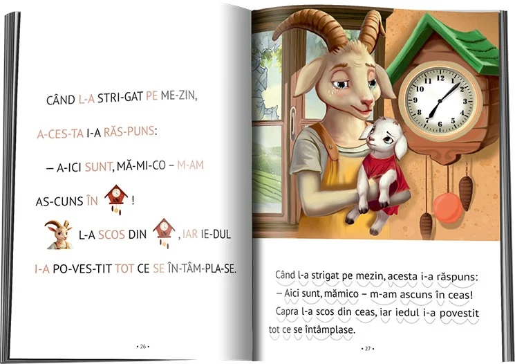 Lupul si cei sapte iezi. Nivelul 0 - Fratii Grimm [3]