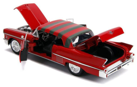 MACHETA METALICA FREDDY KRUEGER 1958 CADILLAC MODEL 62 SCARA 1 LA 24 [3]