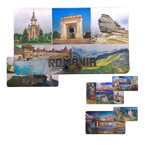 Souvenir România - Magnet Romania 12x7 cm modele diferite