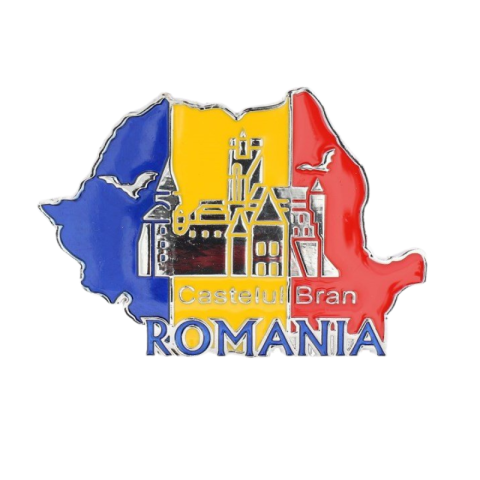 Magneti - Magnet frigider Castelul Bran Romania 7x5 cm