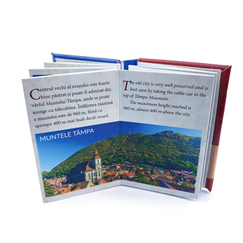 Magnet hartie plastifiata carte Brasov bilingv 4x6 cm [4]