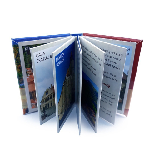 Magnet hartie plastifiata carte Brasov bilingv 4x6 cm [7]