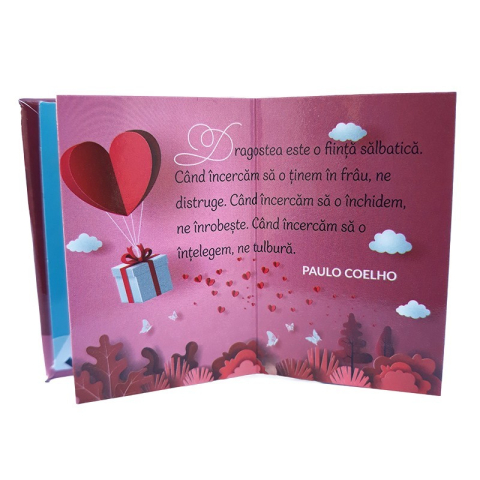Magnet carte cu citate de dragoste din plastic 4x6 cm [3]