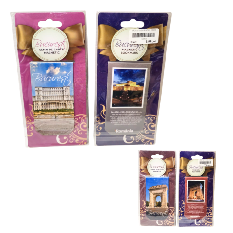 Souvenir România - Magnet de frigider Bucuresti 8x4 cm diferite modele