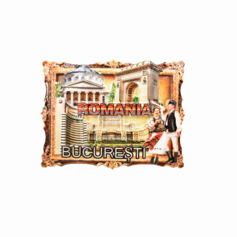 Casă și decorațiuni - Magnet de frigider Bucuresti 7 x 5 cm