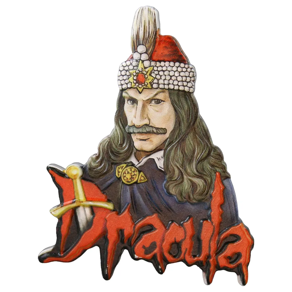 Casă și decorațiuni - Magnet frigider din rasina Dracula 7 x 8.5 cm