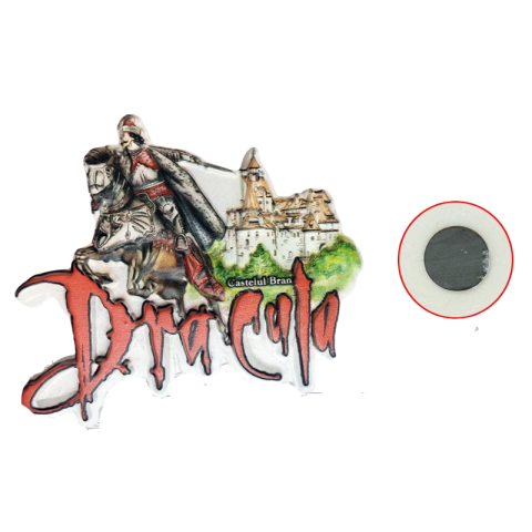 Magneți - Magnet de frigider suvenir Dracula