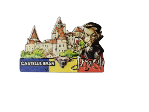 Casă și decorațiuni - Magnet de frigider Castelul Bran/Dracula