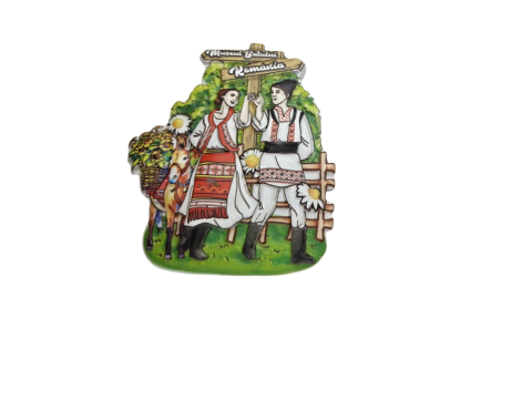 Casă și decorațiuni - Magnet de frigider Muzeul satului Romania