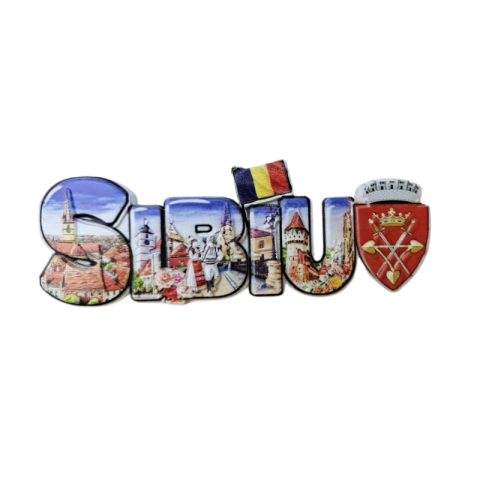 Casă și decorațiuni - Magnet frigider suvenir Sibiu