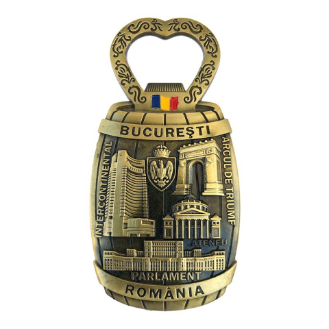 Casă și decorațiuni - Desfacator sticle magnetic forma butoi 5x10 cm Romania