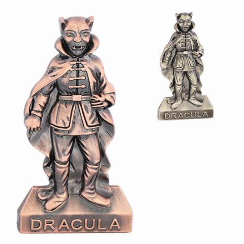 Casă și decorațiuni - Magnet frigider Dracula cu desfacator metalic 6 cm