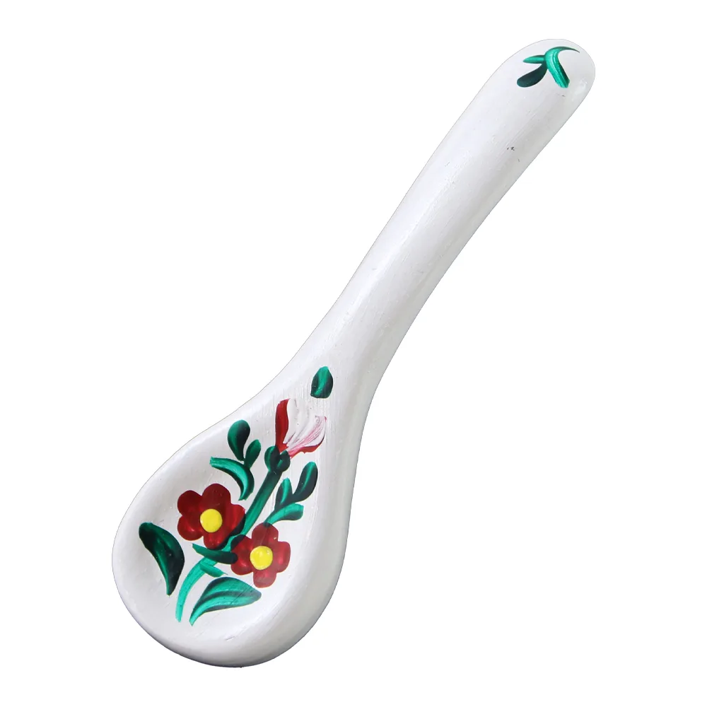 Magnet frigider lingurita ceramica pictat manual Romania 10 cm [4]