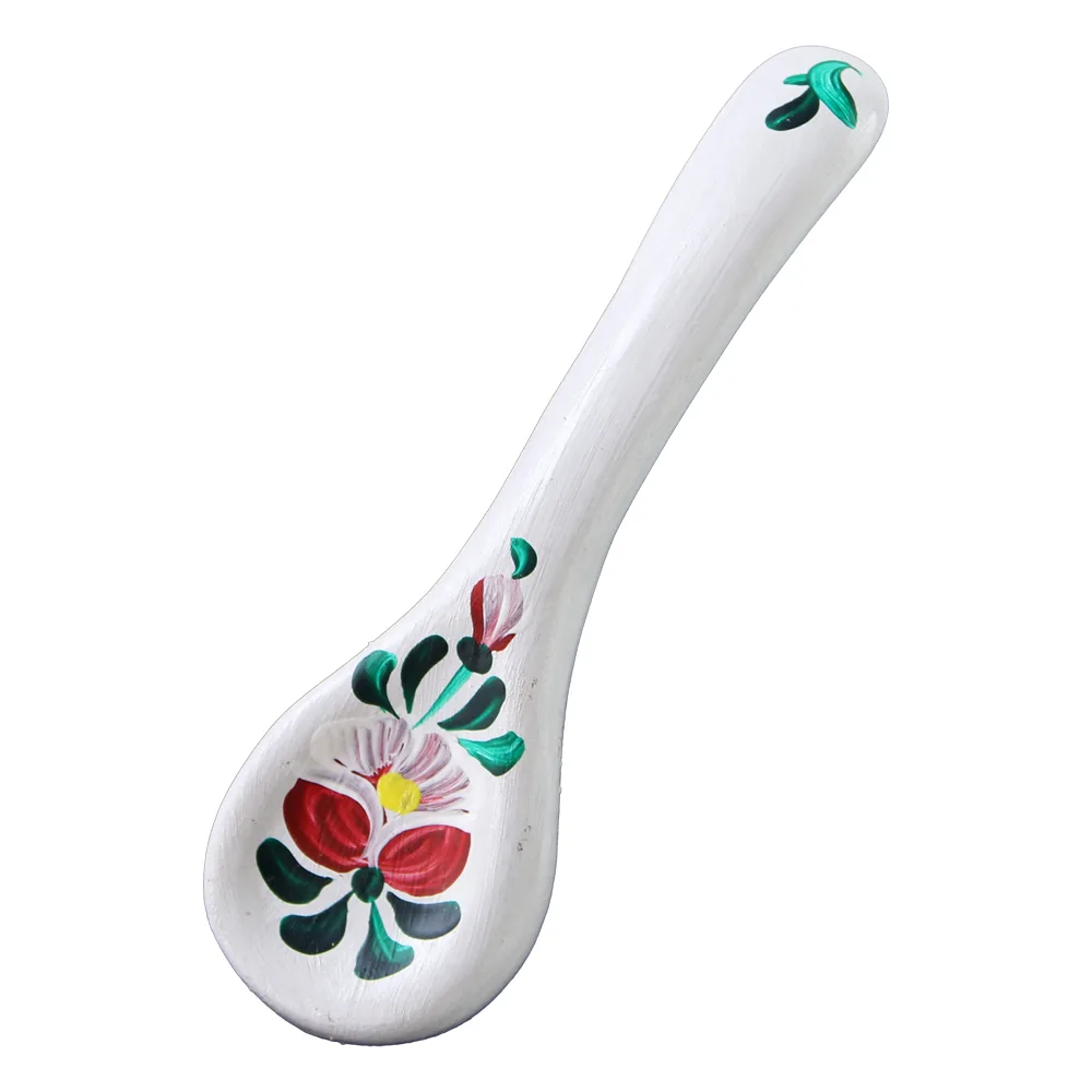 Magnet frigider lingurita ceramica pictat manual Romania 10 cm [2]