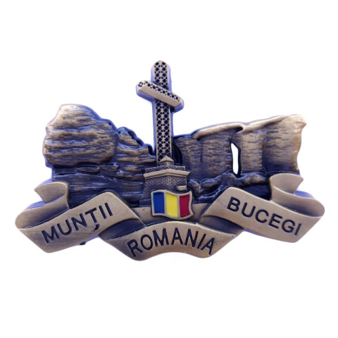Noutăți Librăria Compas - Magnet metalic 10x6 cm Muntii Bucegi