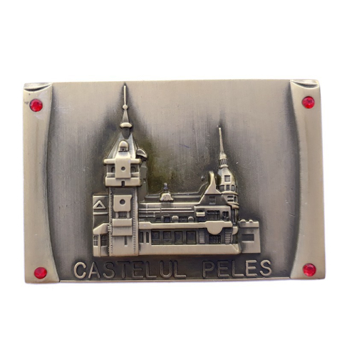 Noutăți Librăria Compas - Magnet papirus 6x4 cm Castelul Peles