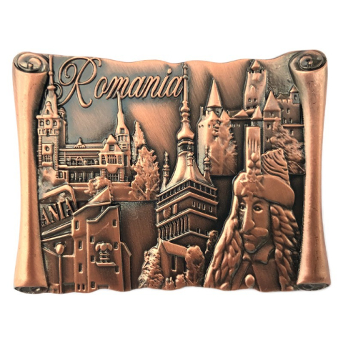 Magnet papirus 6x5 cm Romania [1]