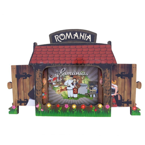 Magnet portita Romania 12x8 cm modele diferite [2]