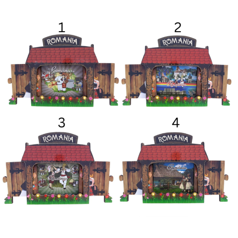 Magnet portita Romania 12x8 cm modele diferite [1]