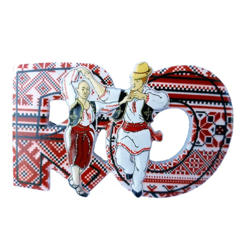 Casă și decorațiuni - Magnet din rasina 9x6 cm model dansatori populari