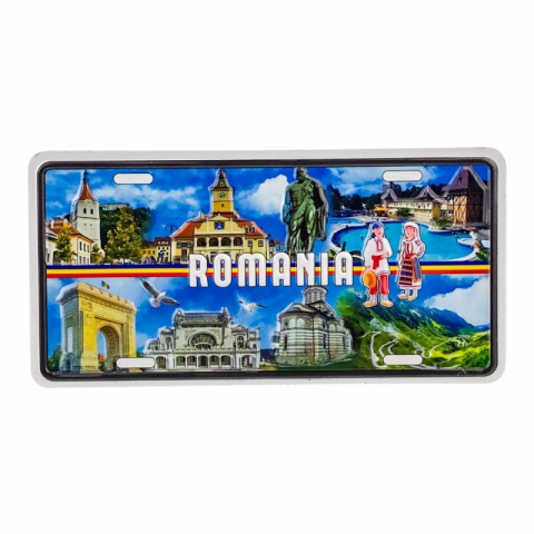 Magnet Romania 12x6 cm [1]