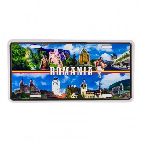 Magnet Romania 12x6 cm [2]