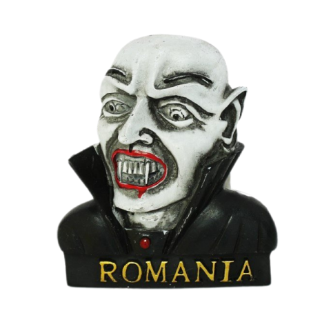 Magneti - Magnet frigider Dracula Romania 6.5 cm