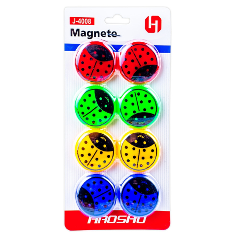 Accesorii table și flipchart - Magneti buburuza 8/set multicolor