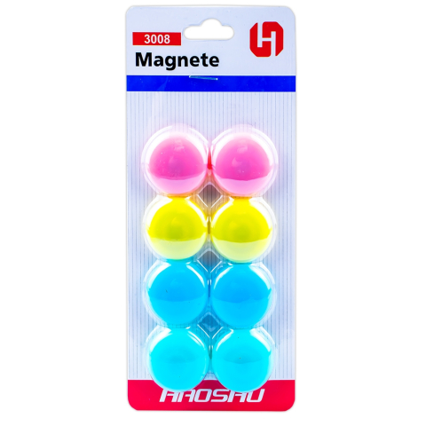 Accesorii table și flipchart - Magneti pastel 8/set multicolor