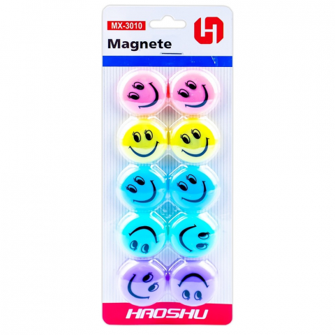 Casă și decorațiuni - Magneti smile 10 buc/set mx-3010
