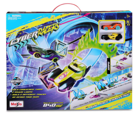 Mașinuțe de jucărie - Set de joaca Maisto Cyber Racers Dual Race Challenge