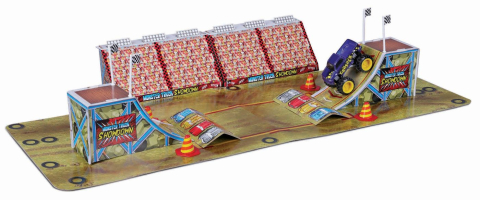 MAISTO FRESH METAL 100 SET DE CONSTRUCTIE PISTA MONSTER TRUCK CU 1  VEHICUL INCLUS [1]