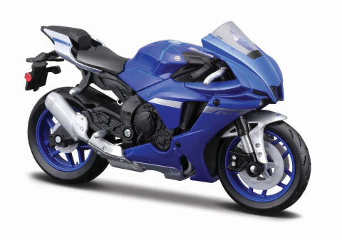 Mașinuțe de jucărie - MAISTO MOTOCICLETA METALICA CU STAND EDITIE SPECIALA YAMAHA YZF R1 SCARA 1 LA 18