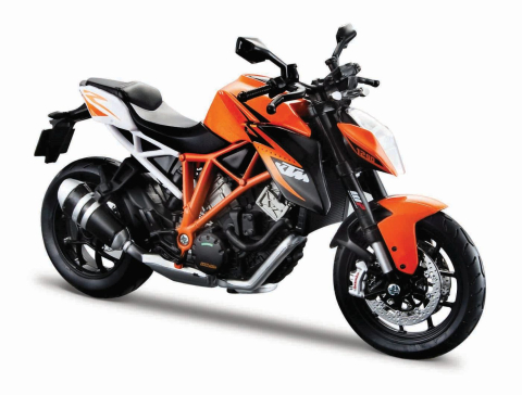 MAISTO MOTOCICLETA METALICA CU STAND KTM 1290 SUPER DUKE R SCARA 1 LA 12 [1]