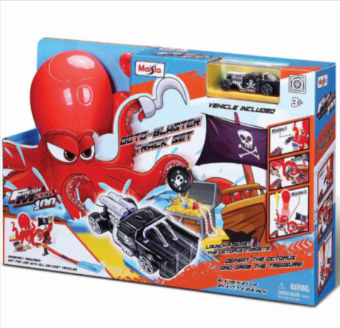Mașinuțe de jucărie - Set de joaca Maisto Fresh Metal Octo-Blaster Track Set