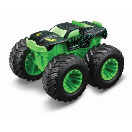 Mașinuțe de jucărie - Set 2 masinute metalice cu roti mari Maisto Dirt Monsters 7.5 cm