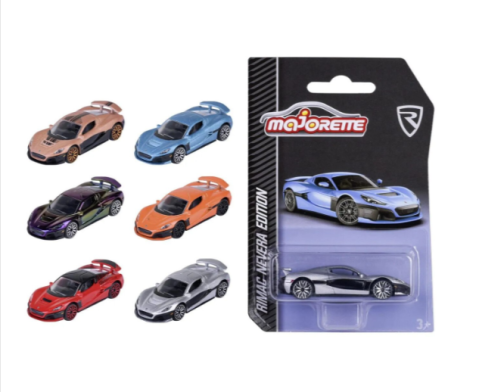 Mașinuțe de jucărie - Masinuta metalica Majorette Rimac Nevera Edition 7.5 cm culori diferite