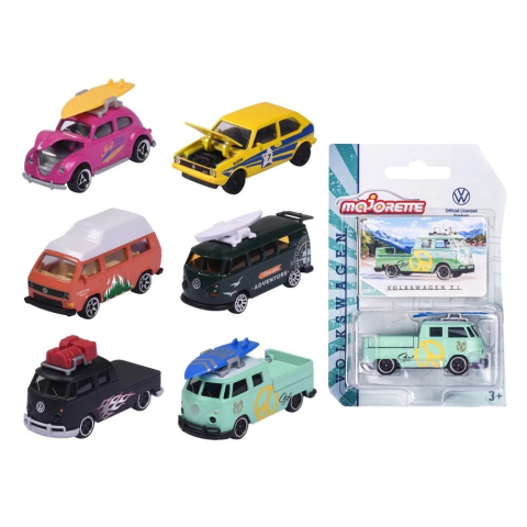 Mașinuțe de jucărie - Masinuta metalica Majorette Volkswagen Premium 7.5 cm modele diferite