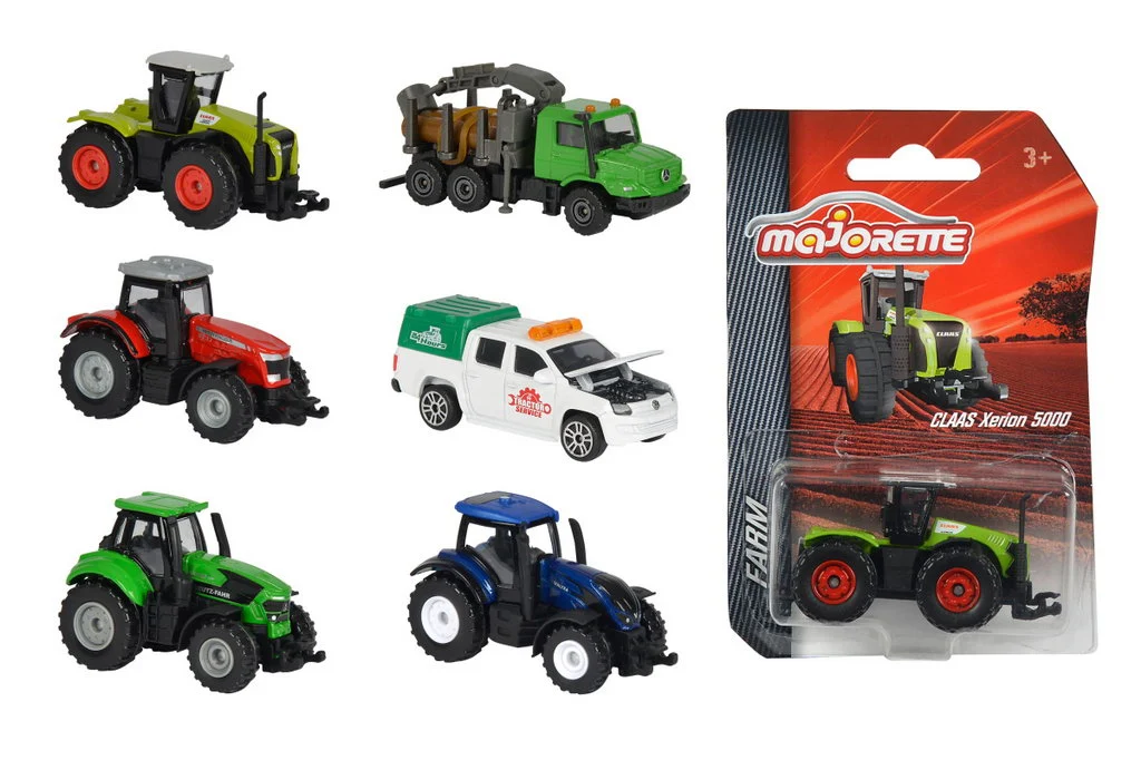 Utilaje de jucărie - Masinute diverse modele ferma Majorette metalice