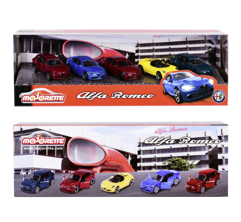 MAJORETTE MASINUTE METALICE SET 5 MASINI ALFA ROMEO [3]
