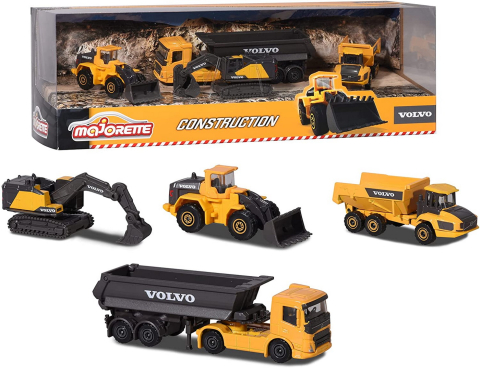 MAJORETTE SET 4 MASINUTE METALICE VOLVO 7.5CM [5]