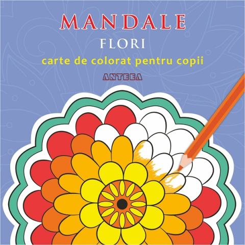 Noutăți Librăria Compas - Mandale: Flori. Carte de colorat pentru copii