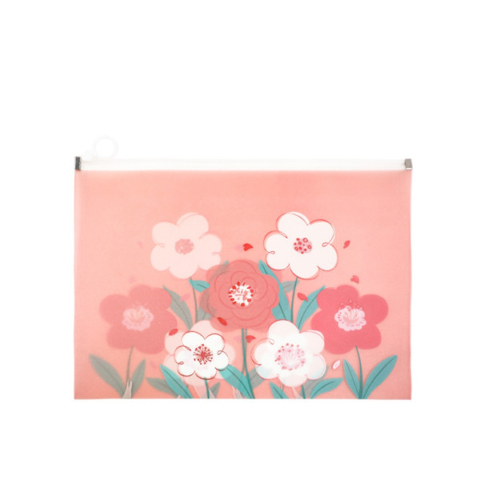 Mapa A4 inchidere zip model floral Offishop [3]