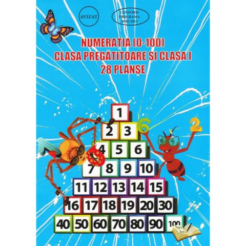 Cărți - Numeratia 0-100, clasa pregatitoare si clasa I