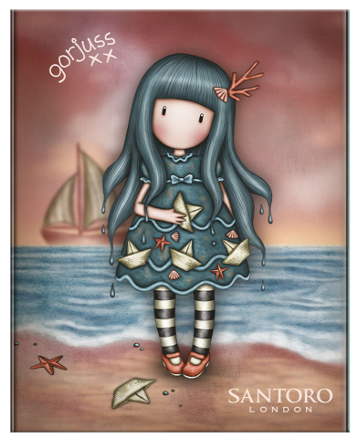 Notes și cuburi memo - Mapa cu notite autoadezive Santoro Gorjuss Making Waves Washed Ashore