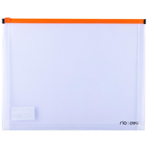 Mapa protectie A4 Zip cu burduf Deli [3]