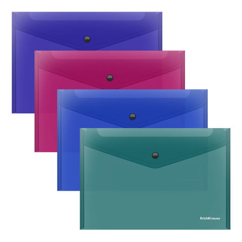 Noutăți Librăria Compas - Dosar plic semitransparent ErichKrause Glossy Vivid B5 culori diferite